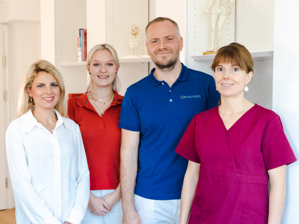 Teambild in der Privatpraxis vom Münchner Orthopäden!